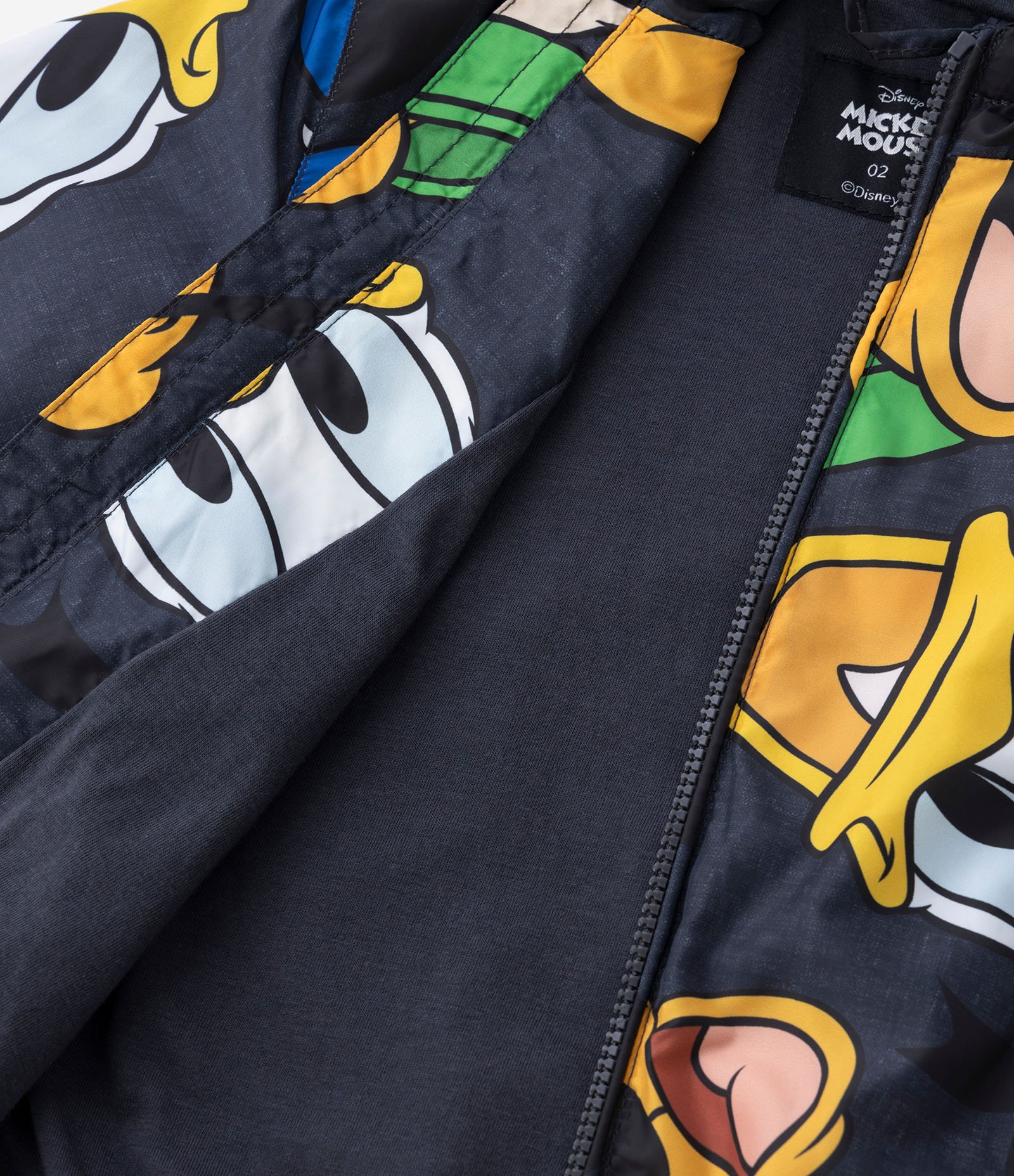 Jaqueta Infantil com Estampa do Mickey - Tam 1 a 5 anos Cinza 4