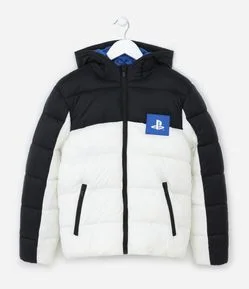 Jaqueta Infantil com Estampa do Playstation - Tam 5 a 14 anos