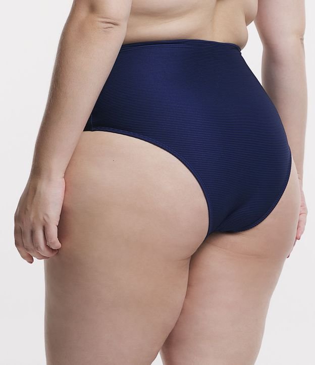 Biquíni Calcinha Hot Pants em Microfibra Curve & Plus Size Azul 2