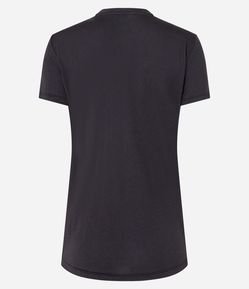 Camiseta Esportiva em Viscose com Estampa Lettering Power