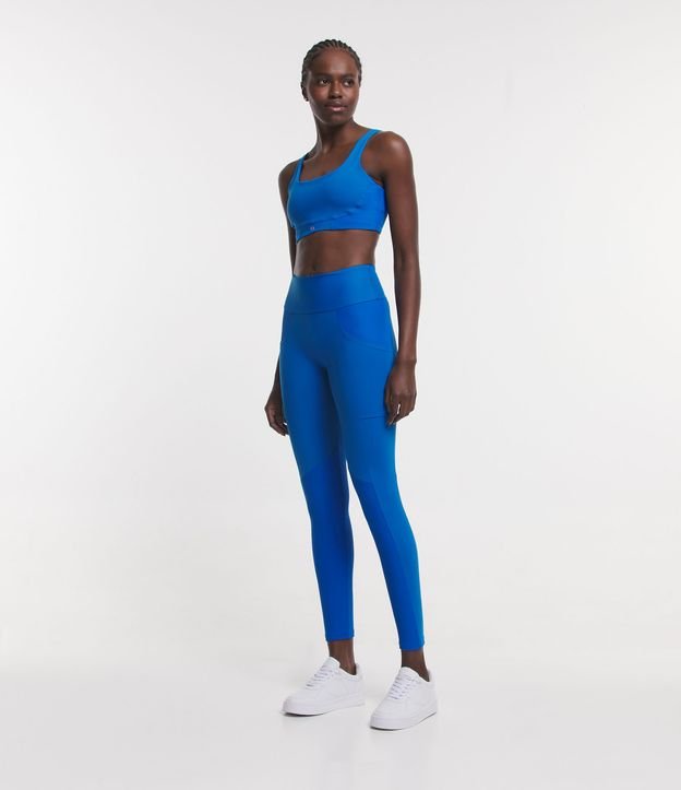 Legging Nike Sportswear Lettering Azul - Compre Agora