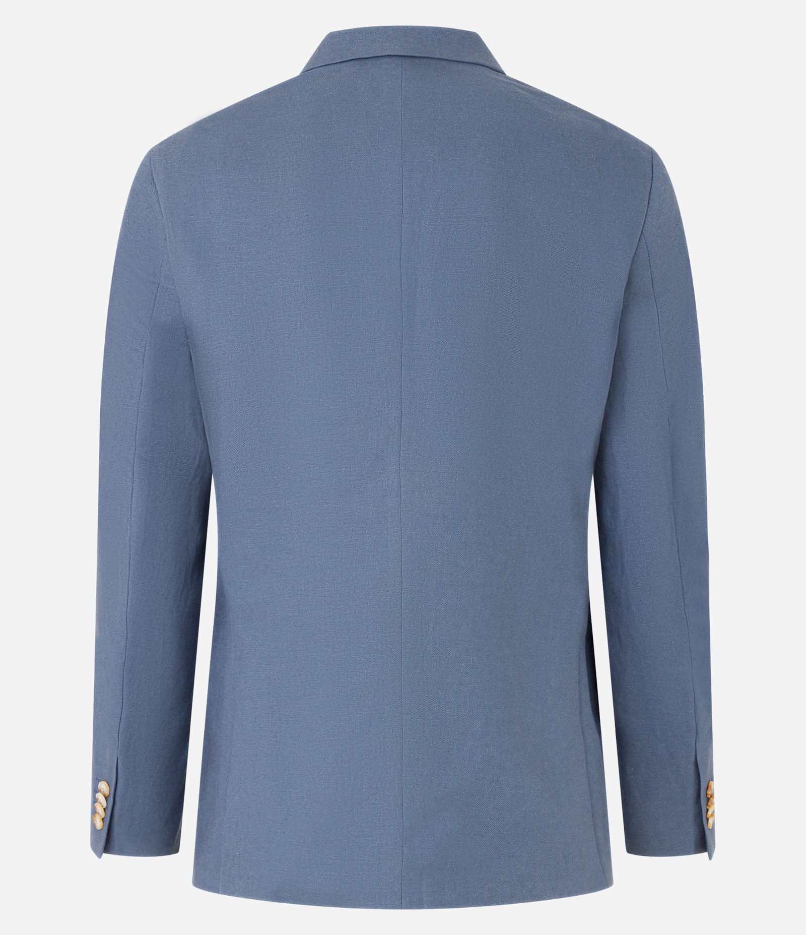 Paletó Slim em Viscolinho com Bolsos Azul Acinzentado 8