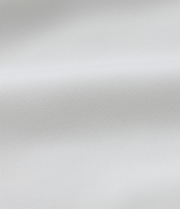 Blusa Cropped Alfaiatada com Lastex nas Costas Curve & Plus Size Branco 7