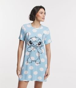 Blusa com Decote V e Estampa Mini Print Verde - Disney