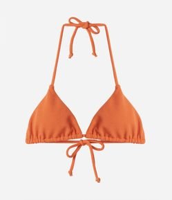 Biquíni Top em Microfibra Texturizada com Amarração