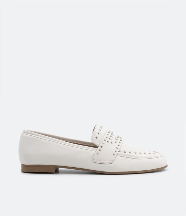Sapato Loafer Flat com Cravinhos