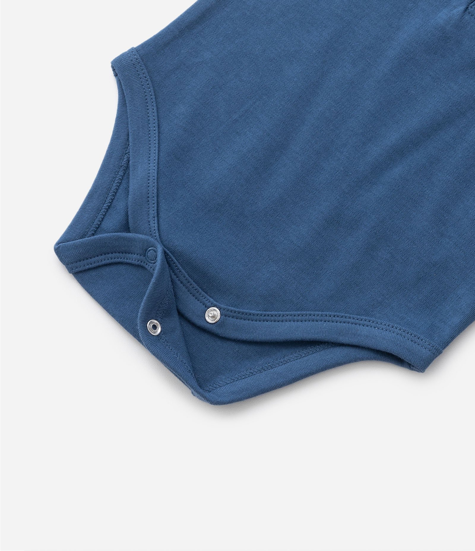 Body em Ribana Infantil Manga Longa - Tam RN a 24 meses Azul 3