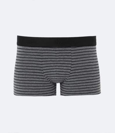 Cueca Boxer em Meia Malha com Estampa Listrada Mash Menor preço em Cueca Boxer em Meia Malha com Estampa Listrada Mash
