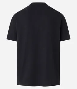 Camiseta Relaxed em Algodão com Efeito Pesado