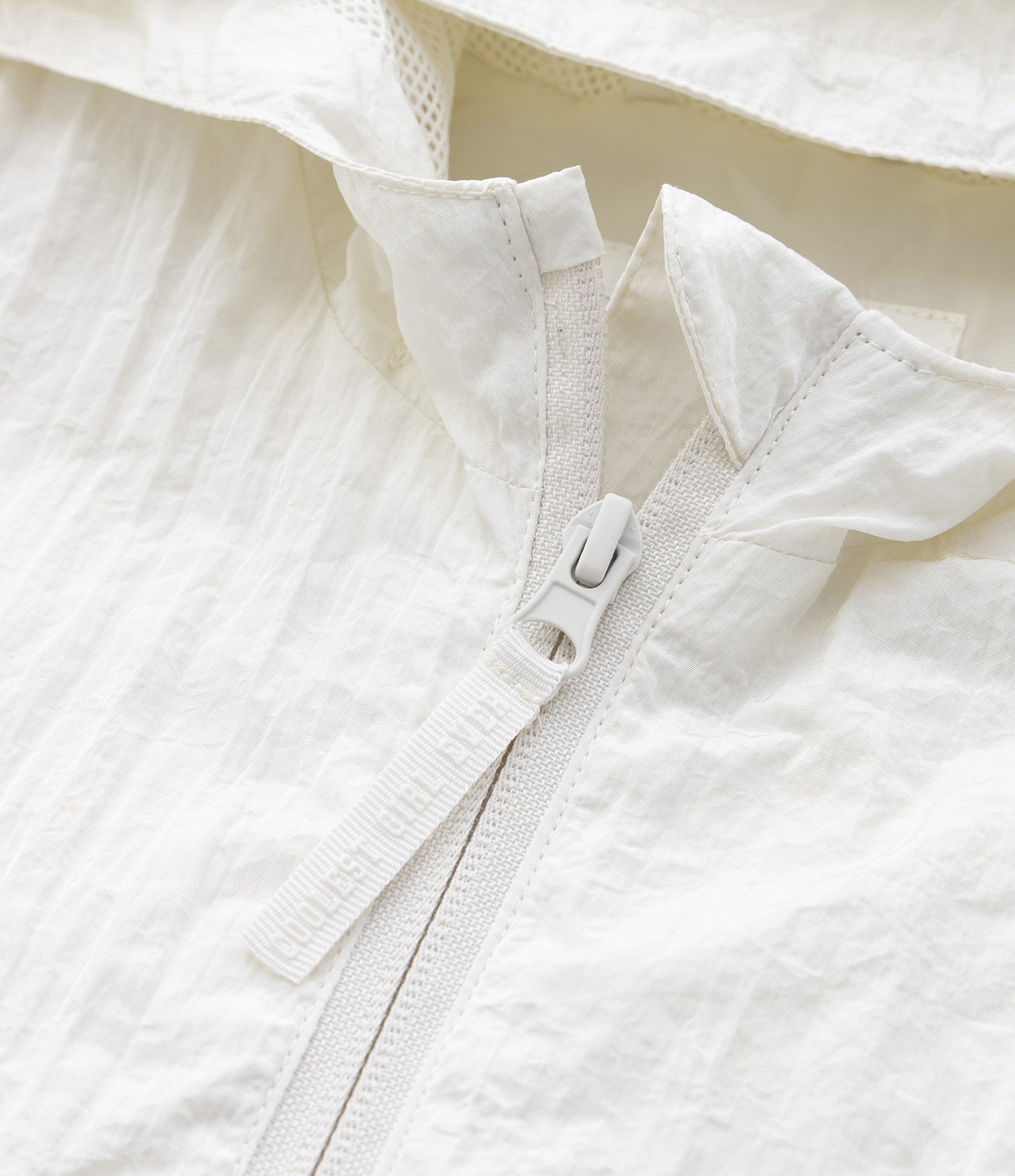 Jaqueta Infantil Corta-Vento com Capuz - Tam 05 a 14 Anos Off White 6
