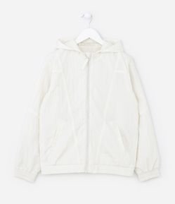 Jaqueta Infantil Corta-Vento com Capuz - Tam 05 a 14 Anos