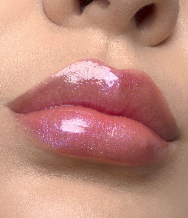 Gloss Labial Lip Glitter Dailus Pink Glass 5