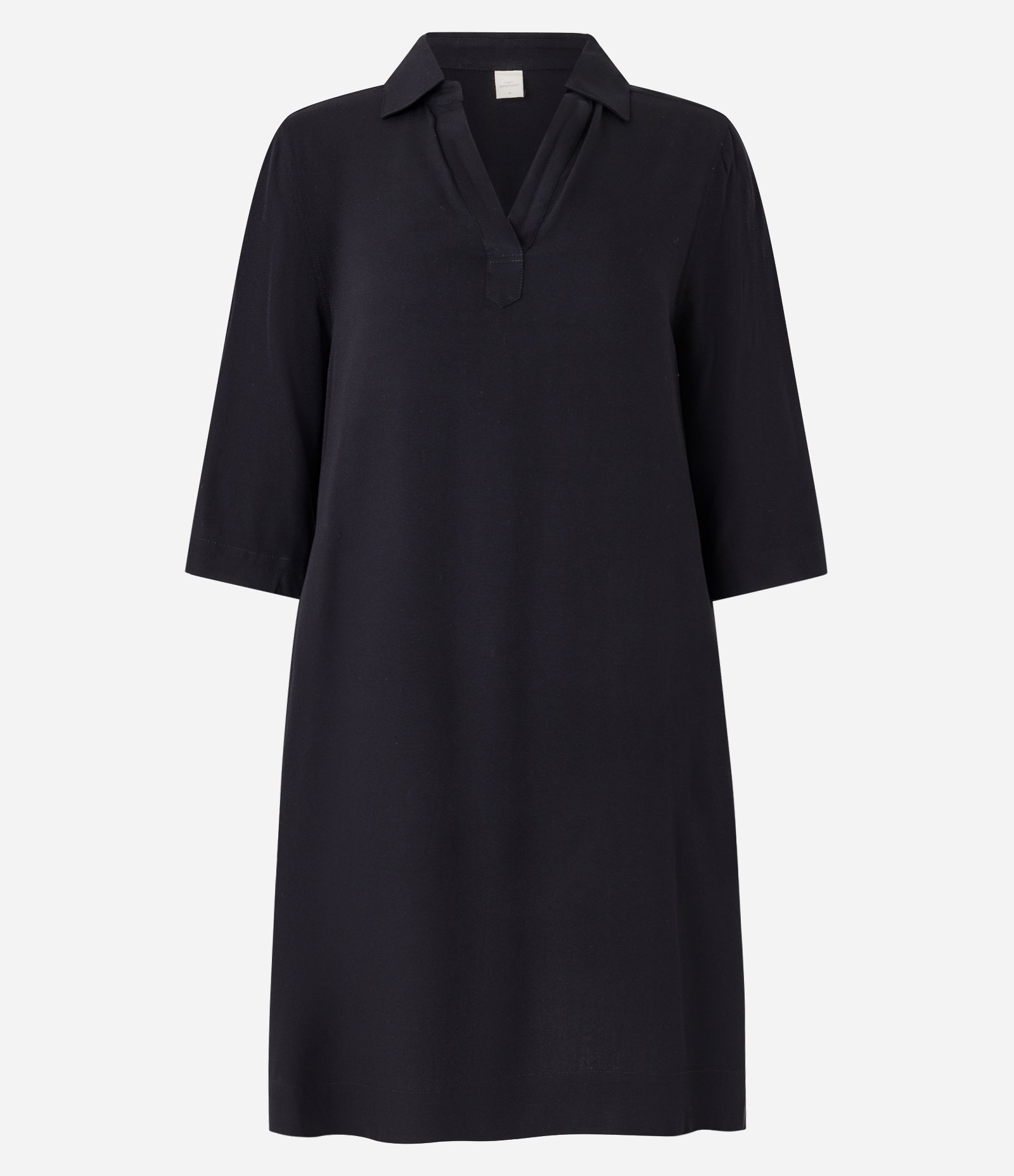 Vestido Curto em Viscose com Manga 3/4 Preto 7