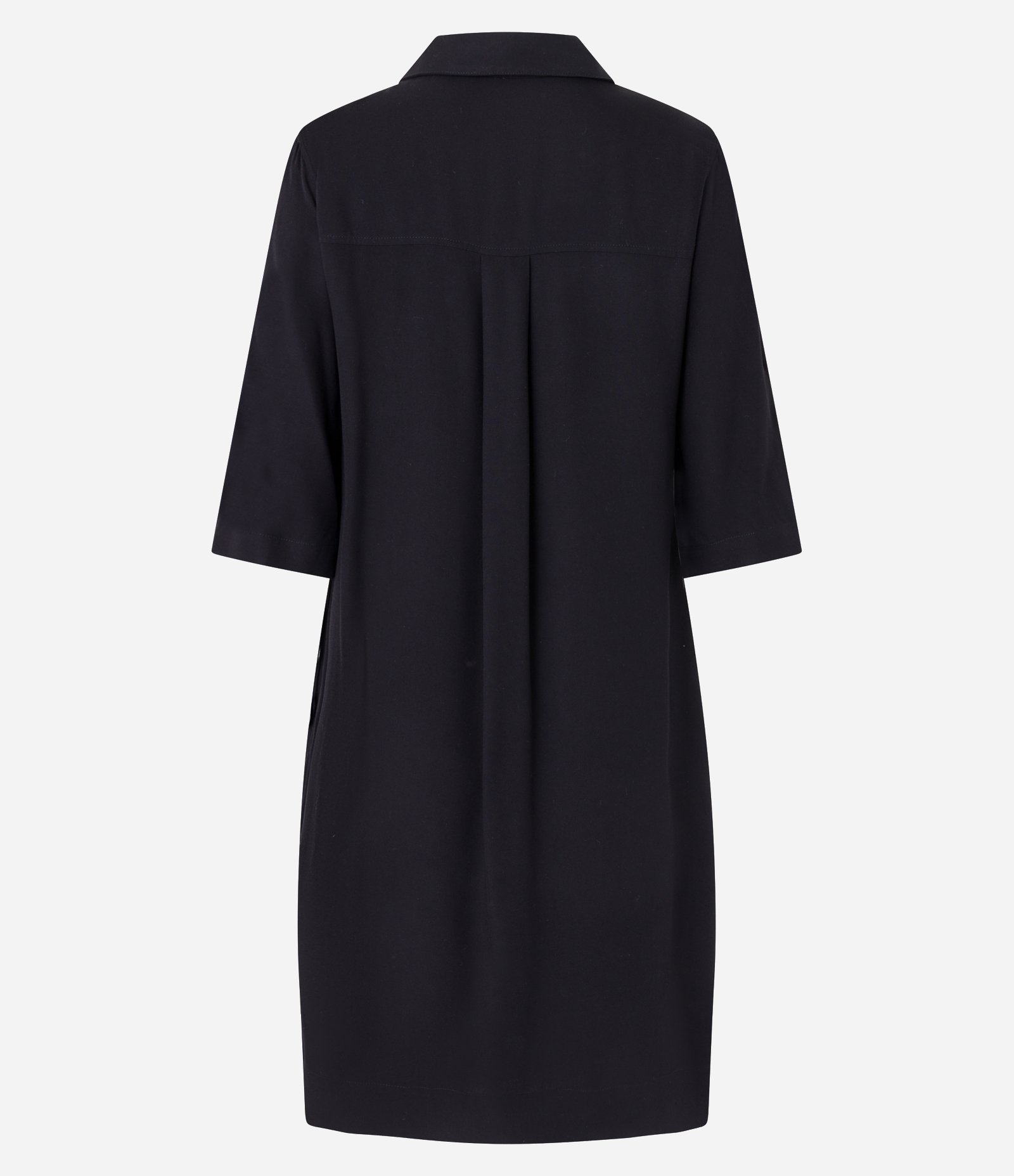 Vestido Curto em Viscose com Manga 3/4 Preto 8