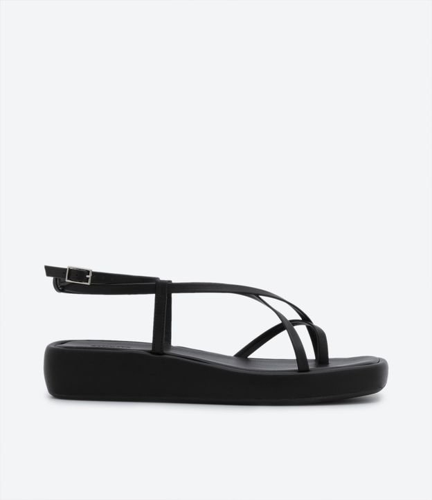 Sandália Rasteira Multitiras