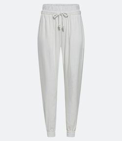 Calça Jogger Jeans com Amarração