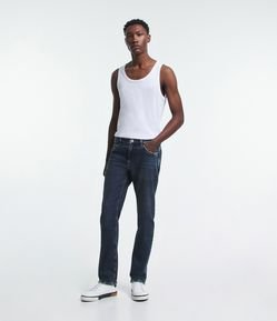 Calça Slim Jeans Original com Bolsos