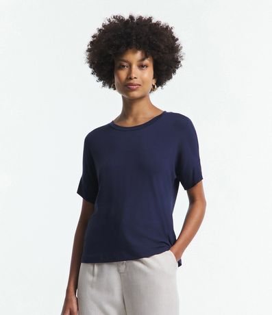 Blusa em Viscose com Mangas Curtas sem Cavas Menor preço em Blusa em Viscose com Mangas Curtas sem Cavas