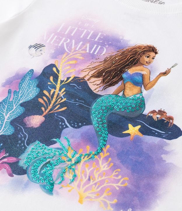 Fantasia de Sereia Ariel Pequena Sereia Infantil Com Biquíni