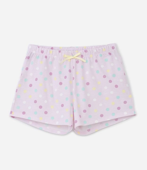 Pijama Curto Infantil com Estampa de Ilhamas - Tam 5 a 14 anos Amarelo 7