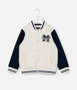 Blusão College Infantil com Estampa do Mickey - Tam  1 a 5 anos