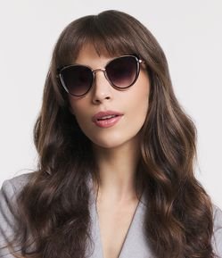 Óculos de Sol Gateado com Lentes Degradê