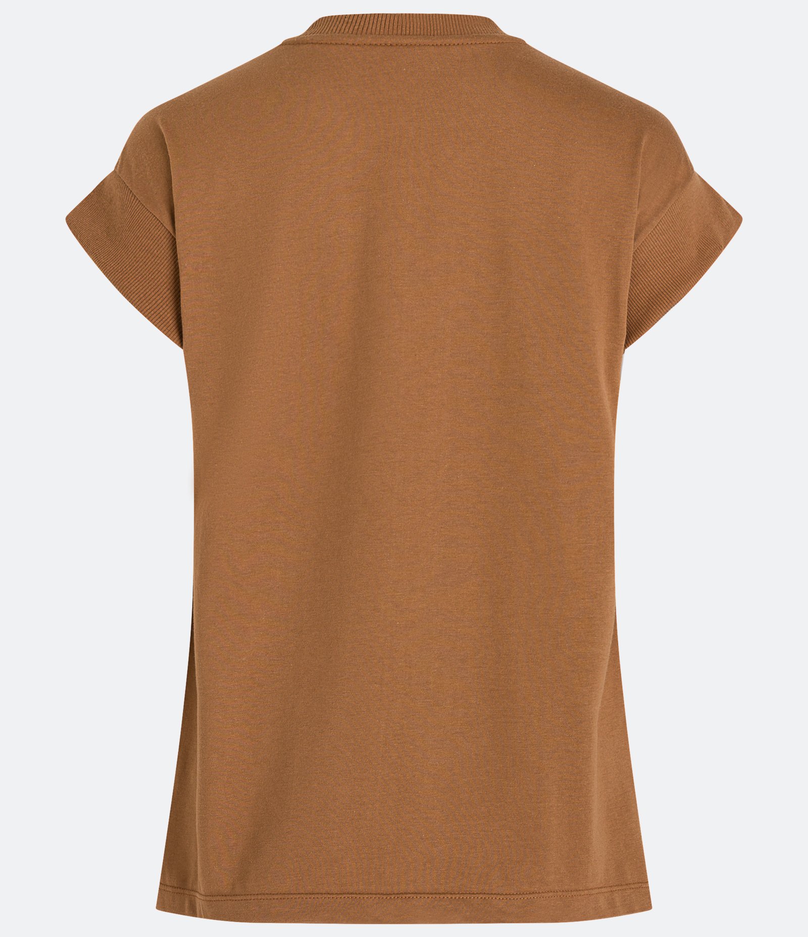 Blusa em Meia Malha com Ribana na Manga Curta 7