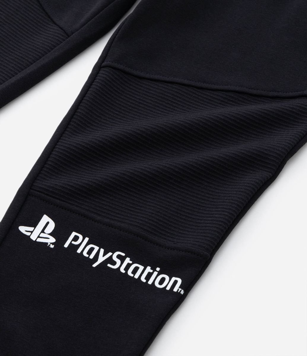 Calça Moletom Infantil com Estampa do Playstation - Tam 5 a 14