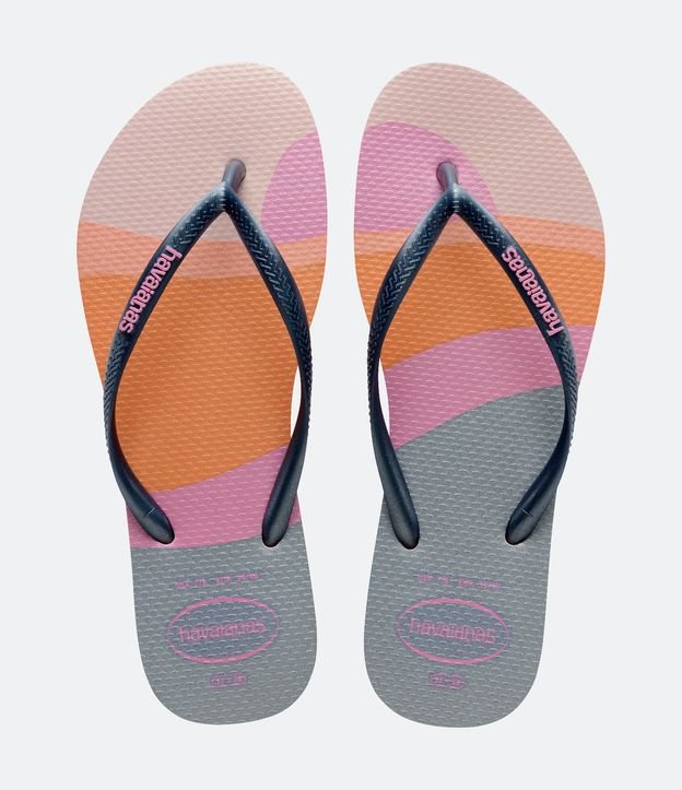 Chinelo Havaianas Slim Glow com Estampa Abstrata