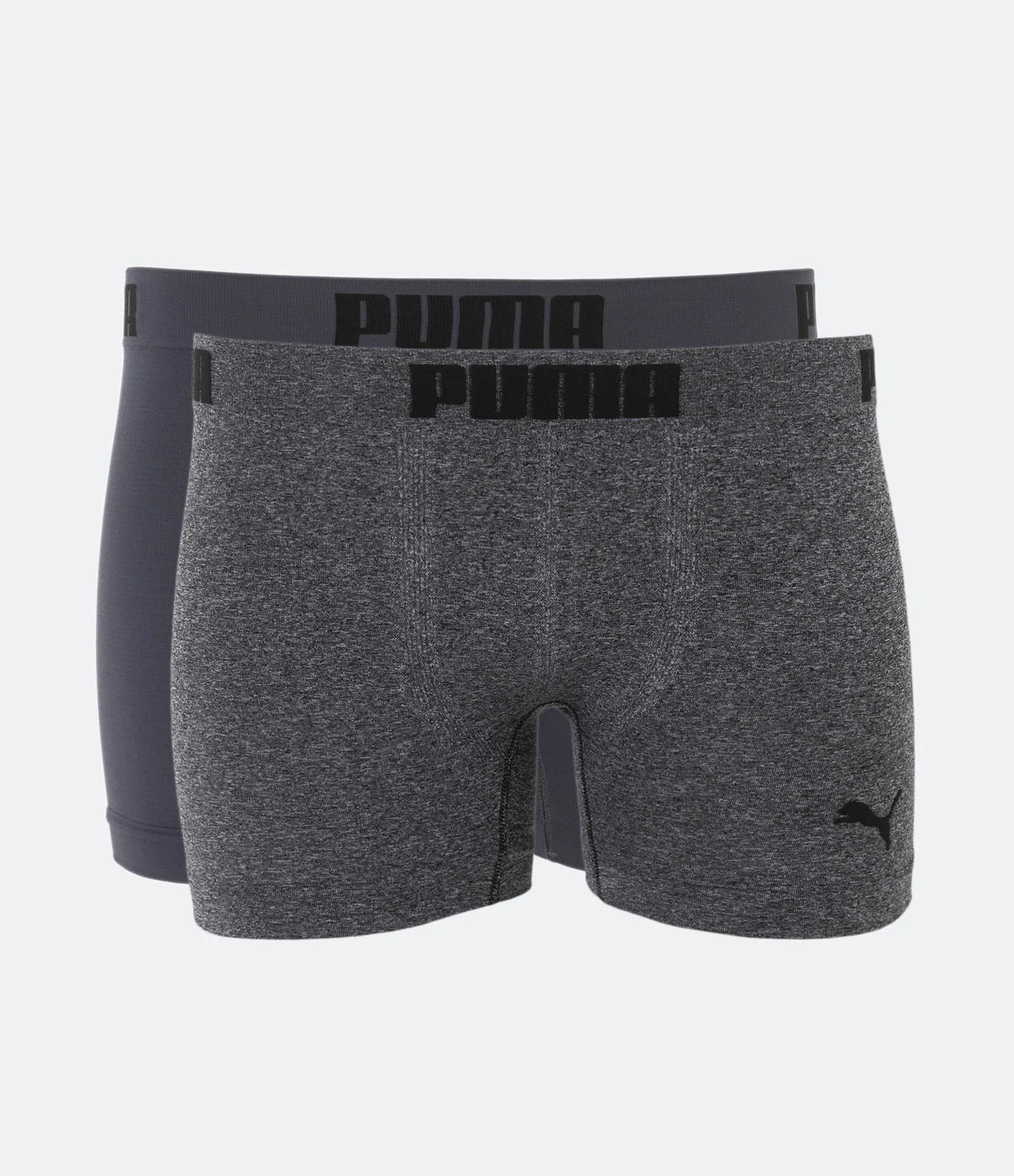 Kit 02 Cuecas Boxer em Microfibra sem Costura Puma Cinza Mescla 1