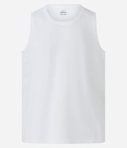 Regata Esportiva em Algodão Peruano com Gola Redonda