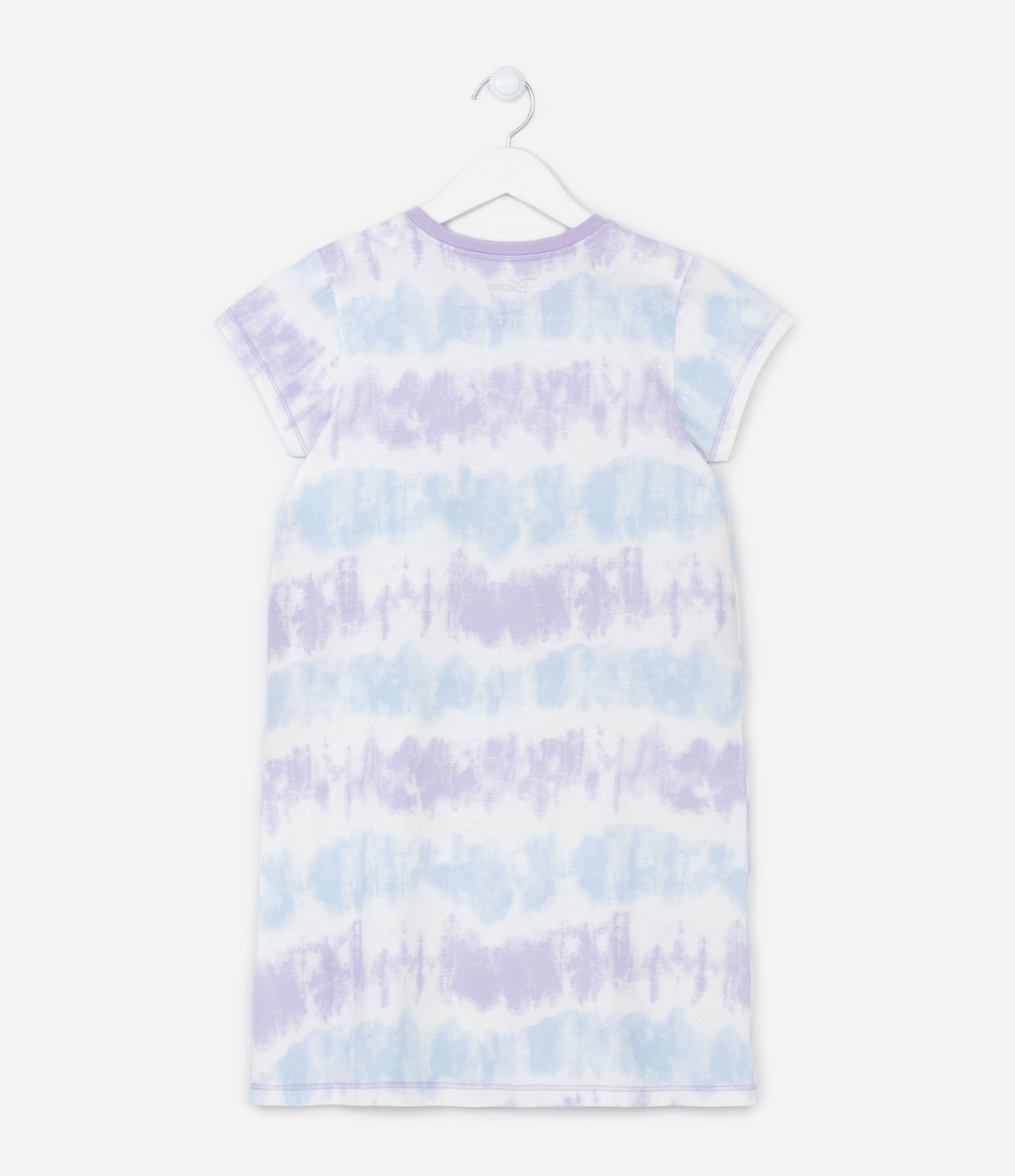 Camisola Infantil Tie Dye com Estampa do Stitch - Tam 5 a 14 anos Lilás 2