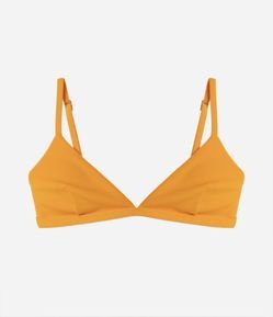 Biquíni Top Triangulo Fixo em Microfibra com Texturas