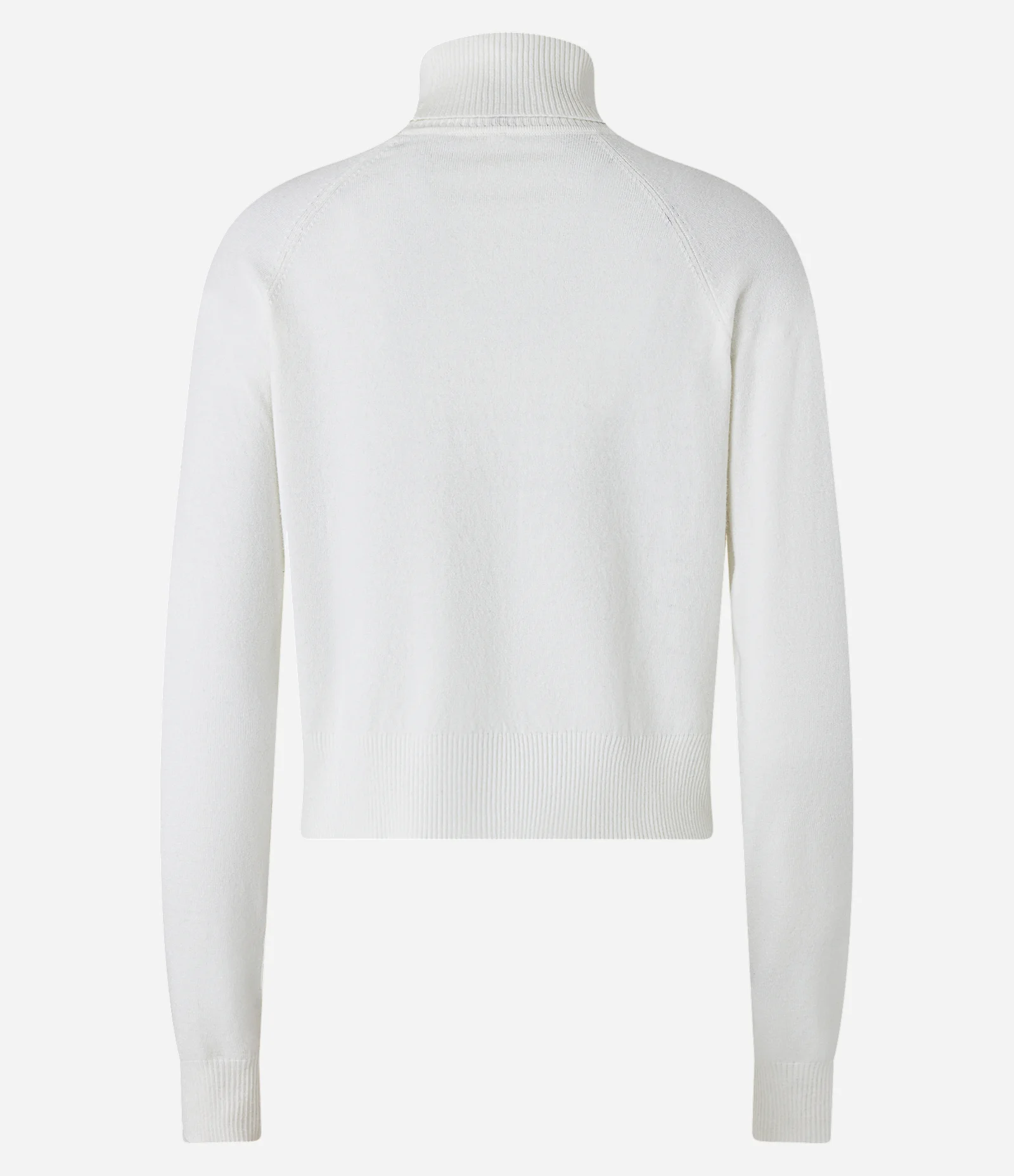 Blusa em Tricô com Gola Alta e Manga Longa Branco 8