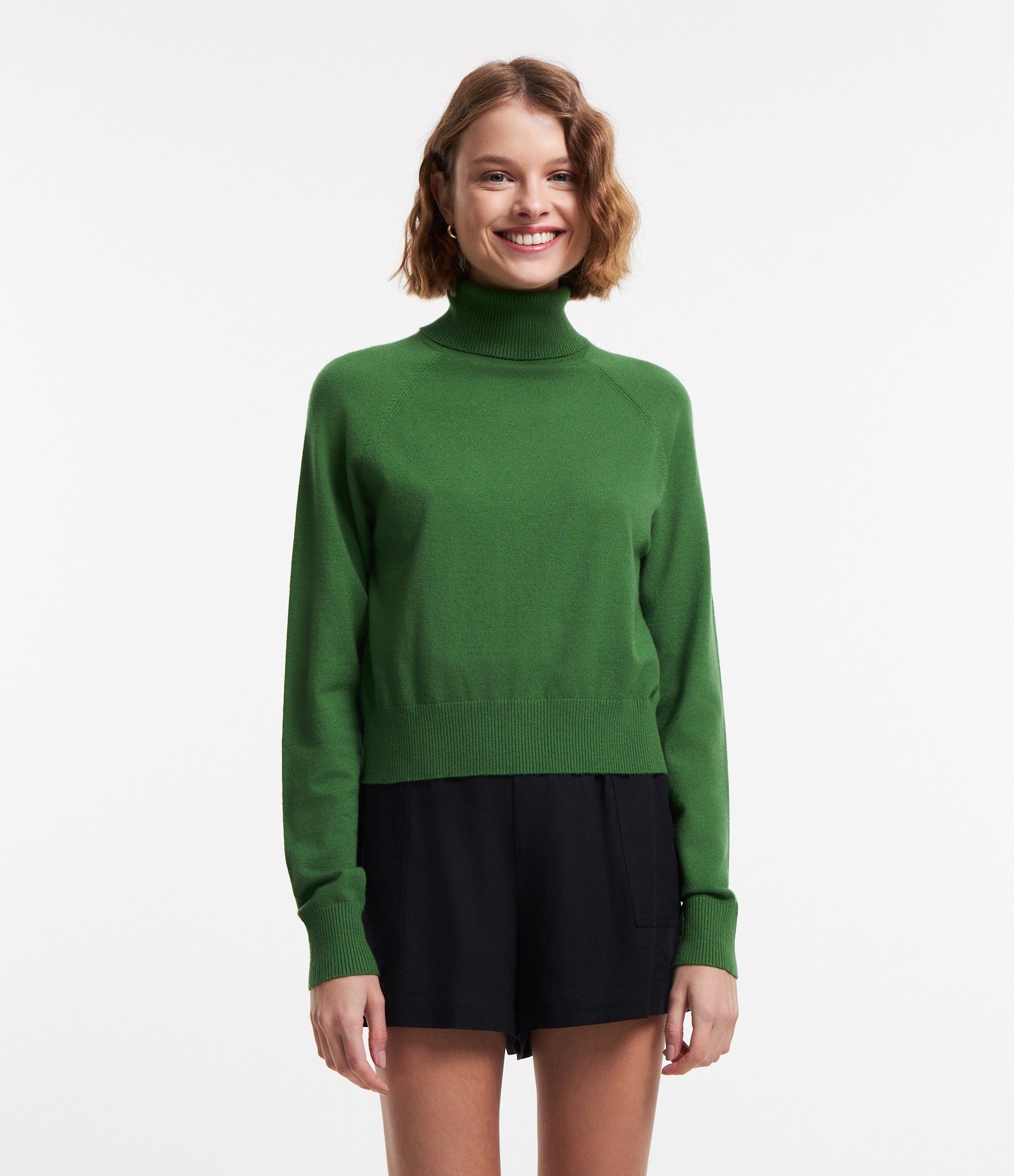 Blusa em Tricô com Gola Alta e Manga Longa 5