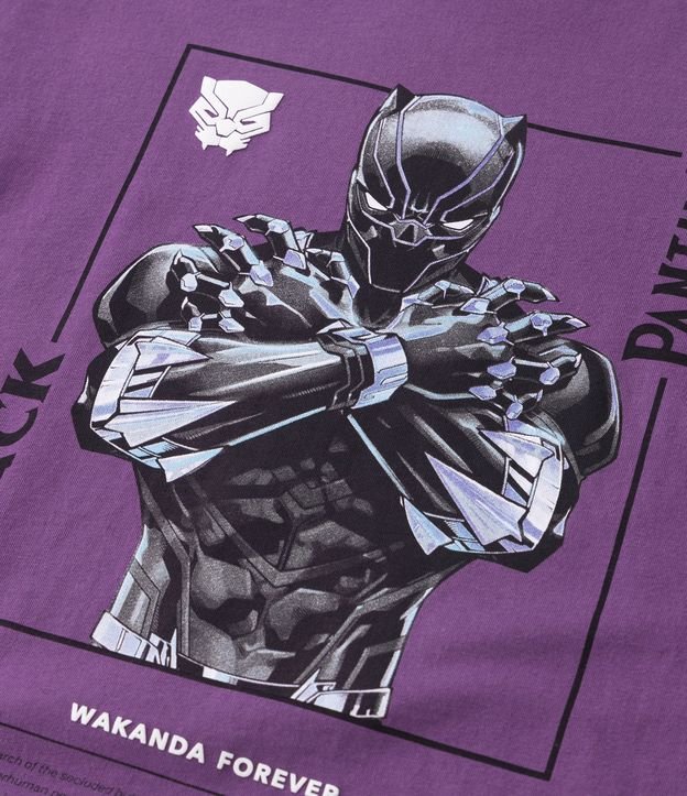 Camiseta Estampada Marvel Pantera Negra - Compre Agora