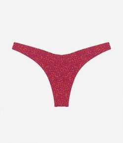 Biquíni Calcinha Asa Delta em Poliamida com Estampa Pintinhas