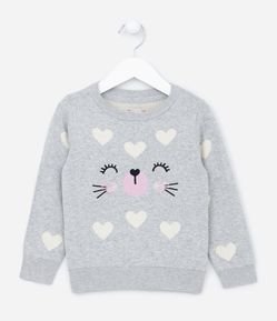 Blusão Jacquard Infantil com Estampa de Bichinho - Tam 1 a 5 anos