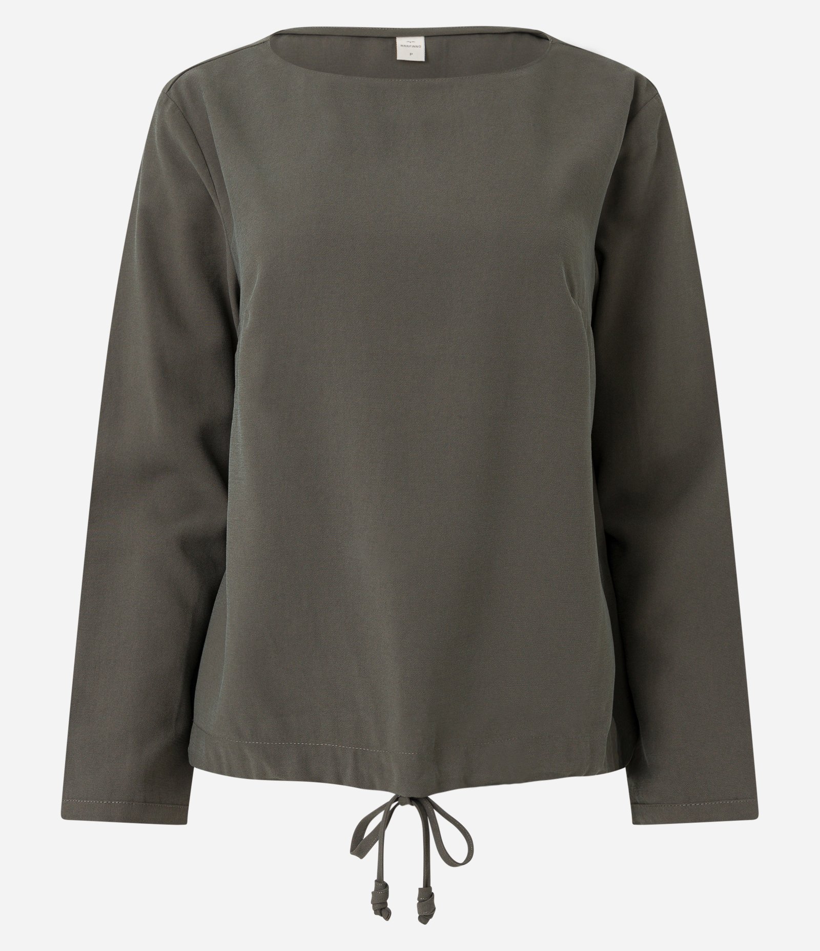 Blusa em Viscose com Amarração na Barra Verde 6