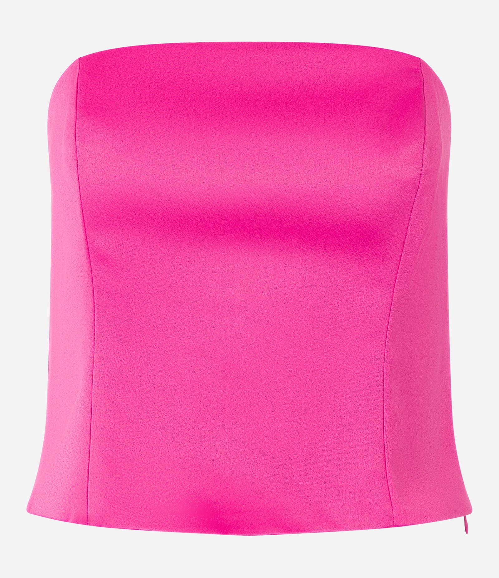 Blusa Acetinada com Decote Tomara que Caia Arredondado 5