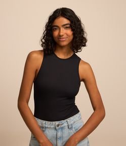 Body sem Manga em Ribana de Poliamida