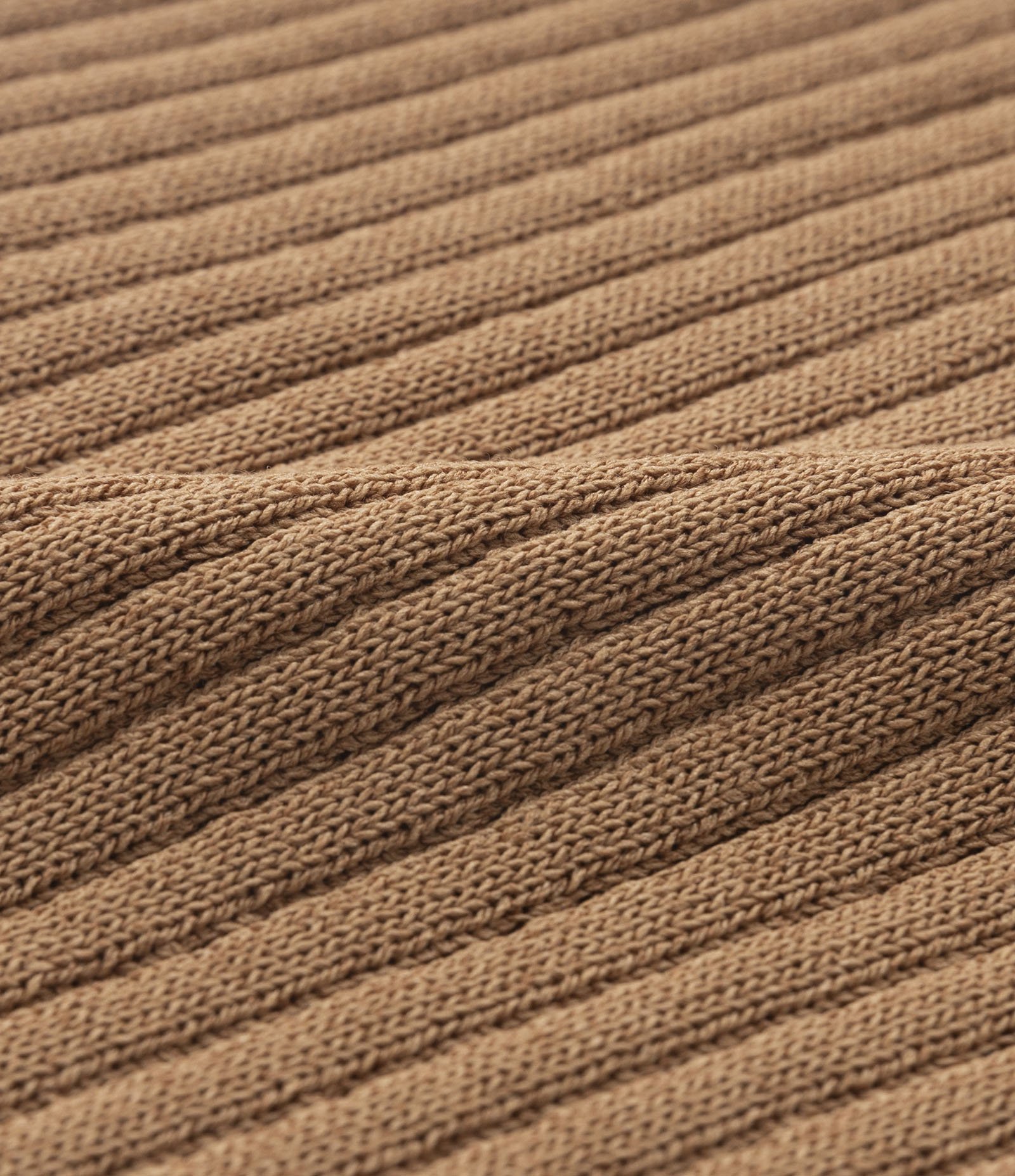 Blusa Manga Longa em Tricô Canelado Curve & Plus Size Marrom 7