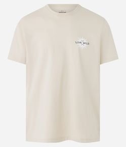 Camiseta T-Shirt Feminina Regular Be Wild - Etiqueta Modas