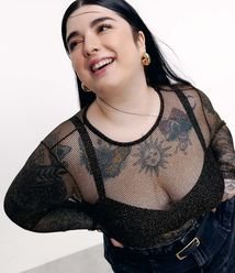 Cropped Bia Plus Size Off White - PLUS SIZE, ROUPAS PLUS SIZE- Via