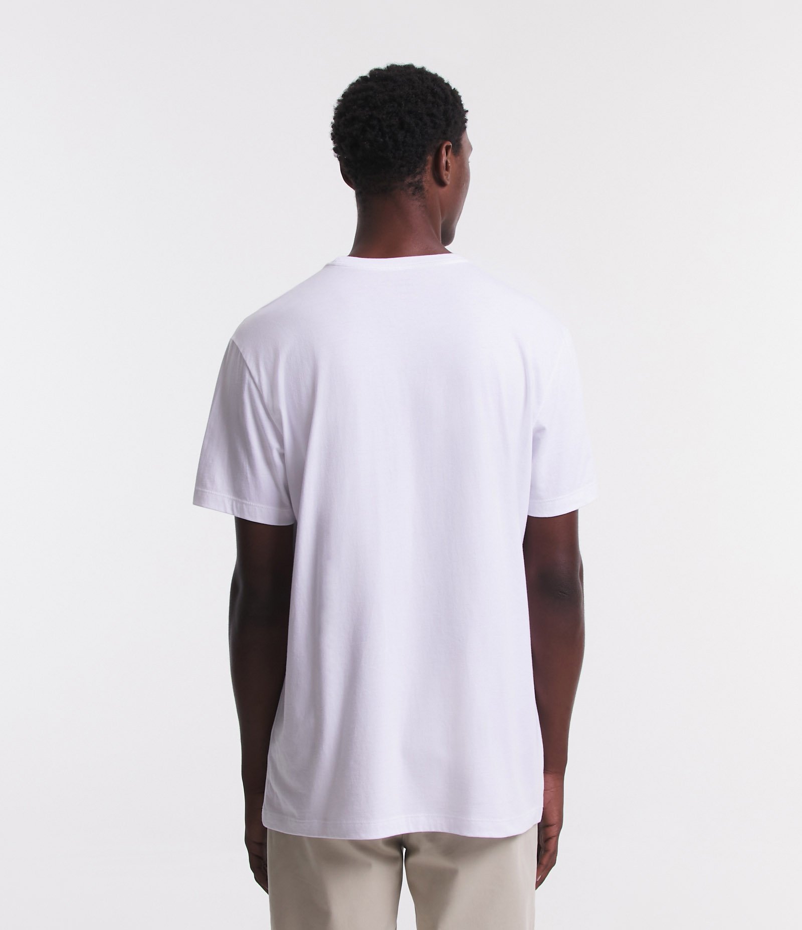 Camiseta Comfort em Algodão com Estampa Moto e Paisagem Branco 4