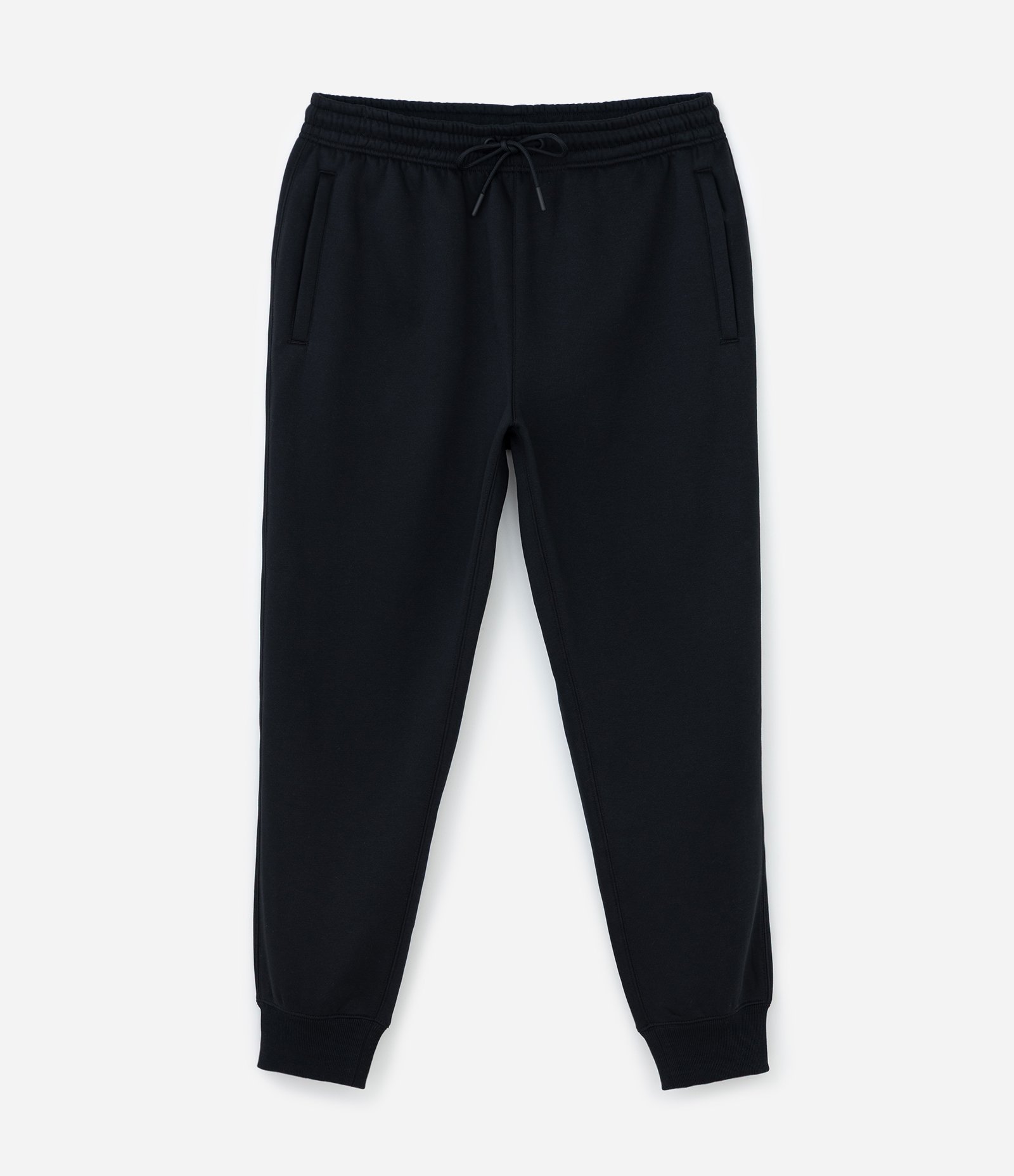 Calça Esportiva Básica em Moletom com Forro Preto 5
