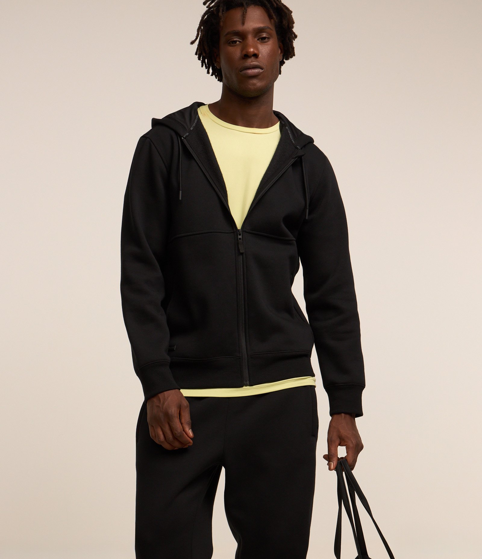 Calça Esportiva Básica em Moletom com Forro Preto 3