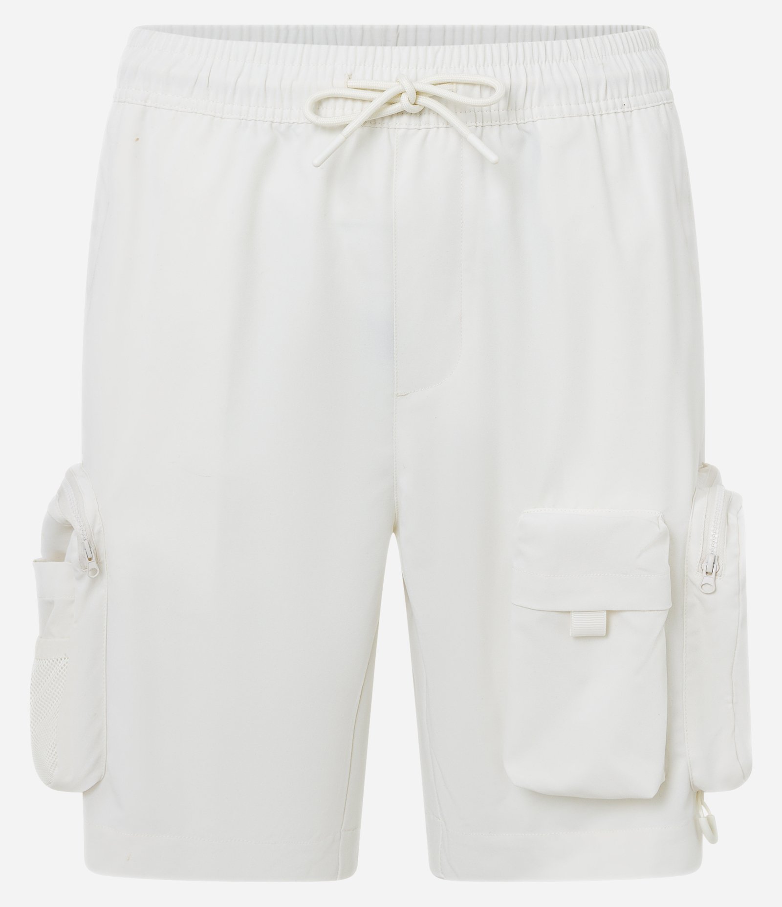 Bermuda Cargo com Cós Elástico e Bolsos Táticos Bege 6