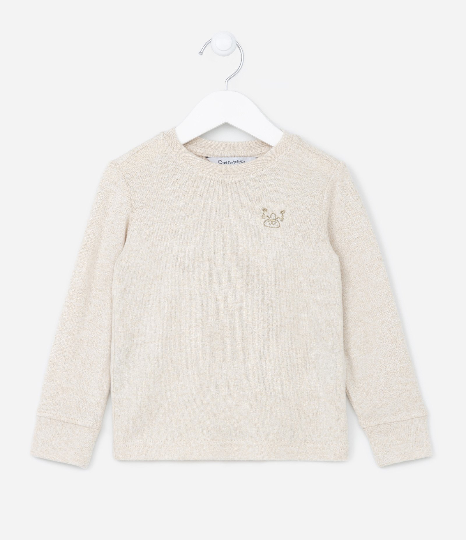 Blusão em Viscose Infantil com Bordado Delicado - Tam 1 a 4 anos 1