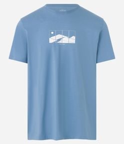 Camiseta Comfort em Algodão Peruano com Estampa Take It Slow